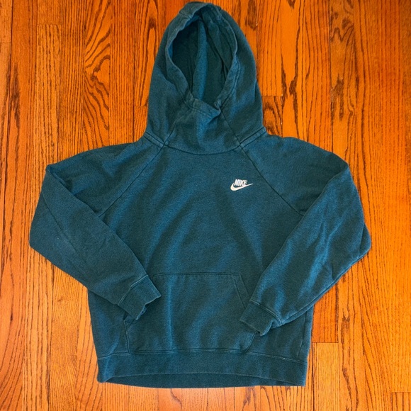 Nike Tops - Nike Dark Teal Pullover Hoodie